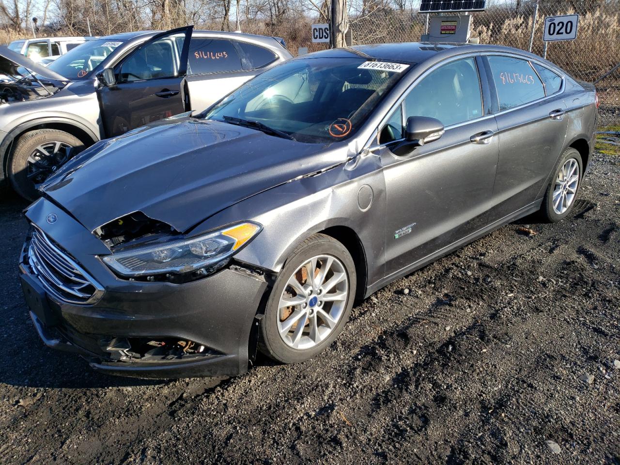 Image 1 of 2017 FORD FUSION SE PHEV 2017 with VIN 3FA6P0PUXHR376835