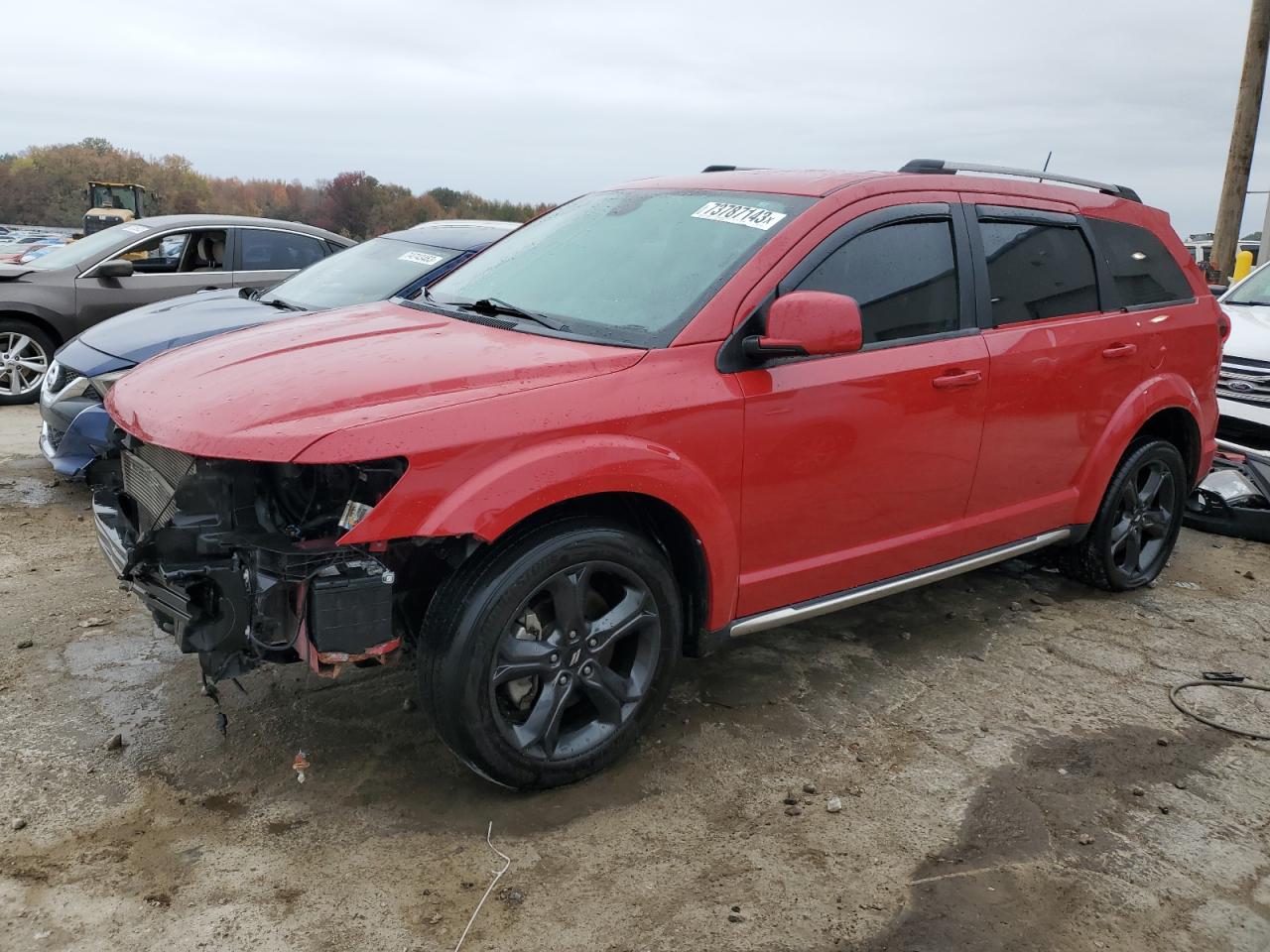 Image 1 of 2018 DODGE JOURNEY CROSSROAD 2018 with VIN 3C4PDCGG1JT475779