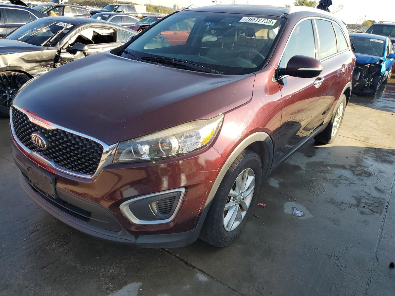 Изображение 1 2016 KIA SORENTO LX 2016 с VIN 5XYPG4A38GG123298
