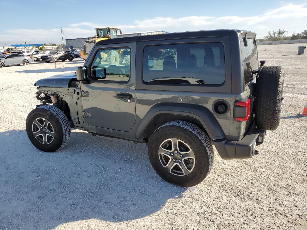 Image 2 of 2020 JEEP WRANGLER SPORT 2020 with VIN 1C4GJXAG6LW176827