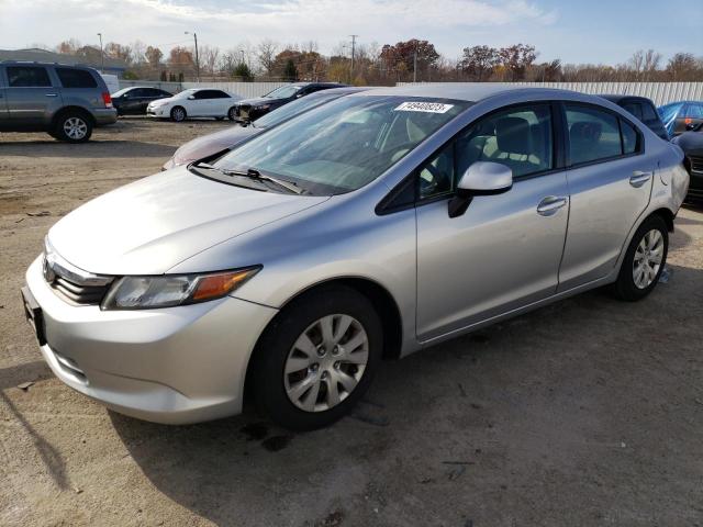 Image 1 of 2012 HONDA CIVIC LX 2012 with VIN 2HGFB2F52CH325768