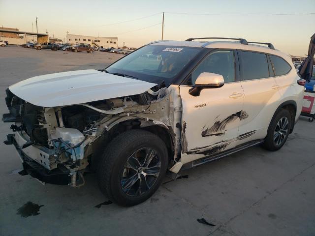 Image 1 of 2021 TOYOTA HIGHLANDER HYBRID XLE 2021 with VIN 5TDGARAH2MS504105