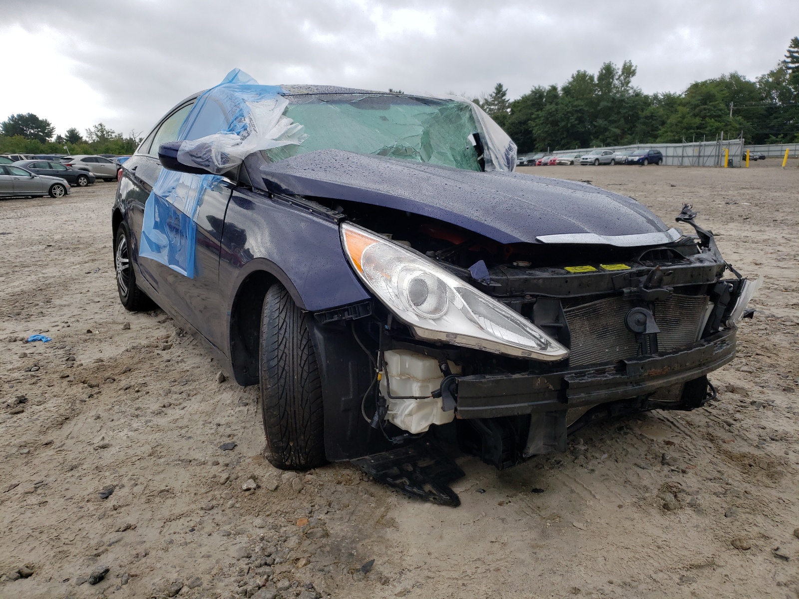 Image 1 of 2012 HYUNDAI SONATA GLS 2012 with VIN 5NPEB4AC3CH495429