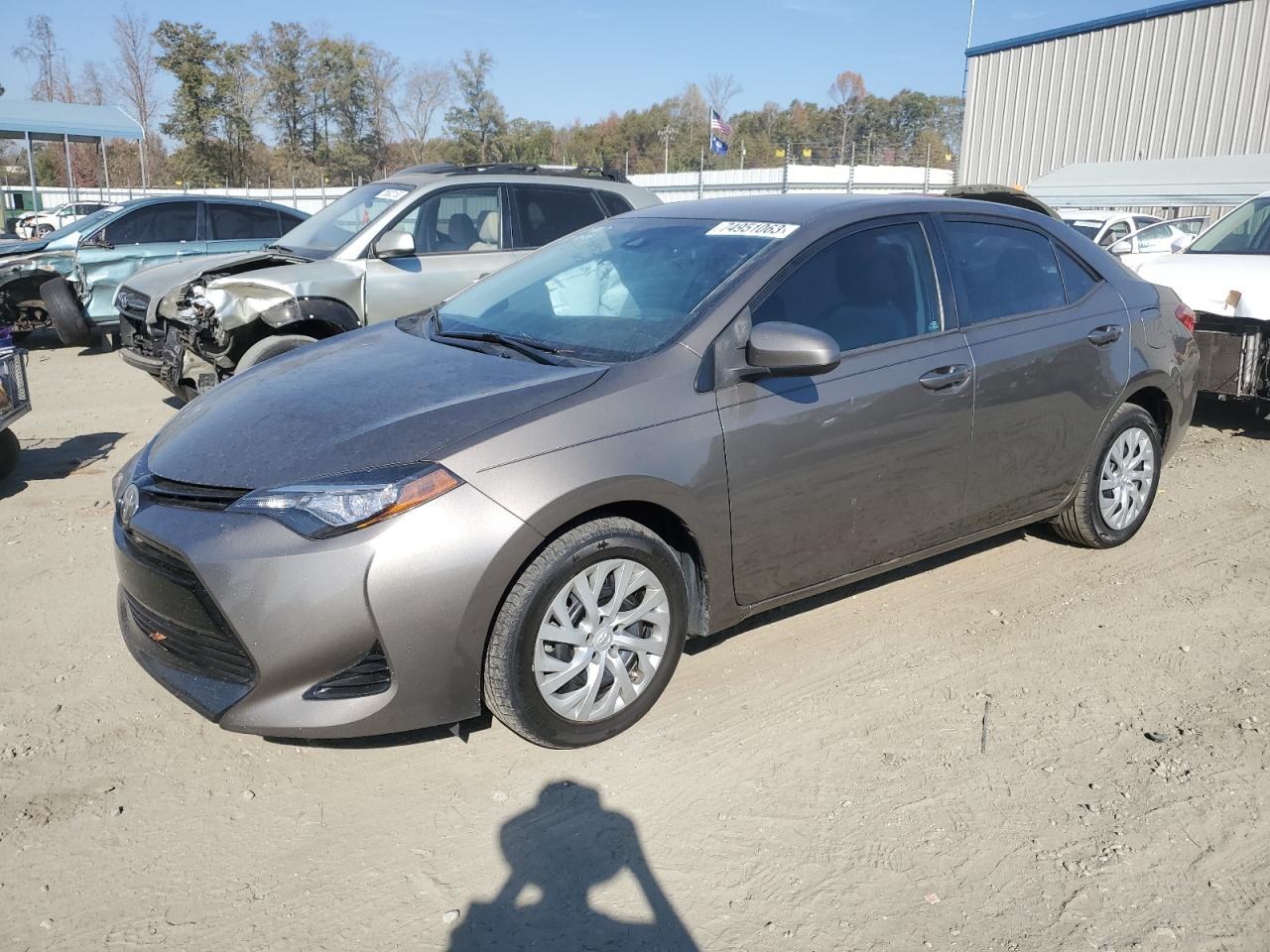 Изображение 1 2017 TOYOTA COROLLA L 2017 с VIN 2T1BURHE7HC848931