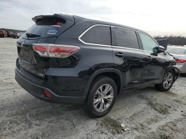 Image 3 of 2014 TOYOTA HIGHLANDER XLE 2014 with VIN 5TDKKRFH1ES023960