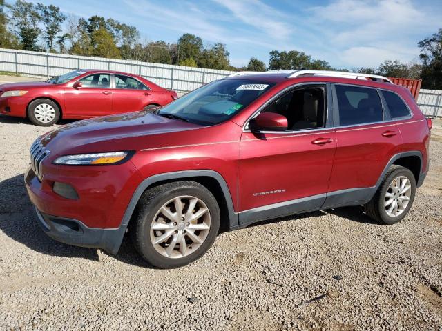 Image 1 of 2015 JEEP CHEROKEE LIMITED 2015 with VIN 1C4PJLDS5FW628165