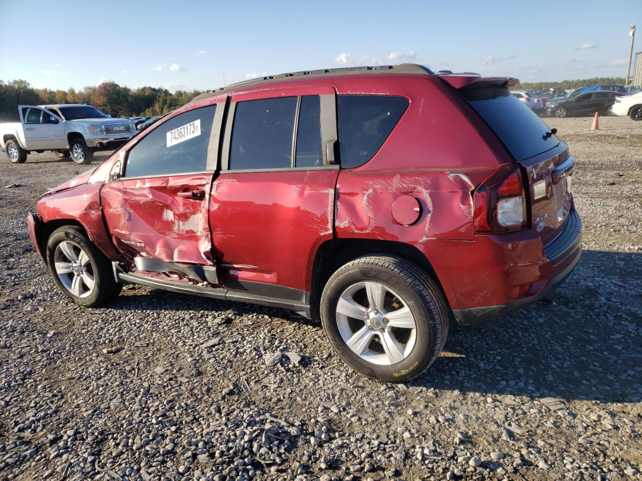 Obraz 2 z 2014 JEEP COMPASS LATITUDE 2014 z VIN 1C4NJDEB3ED817029