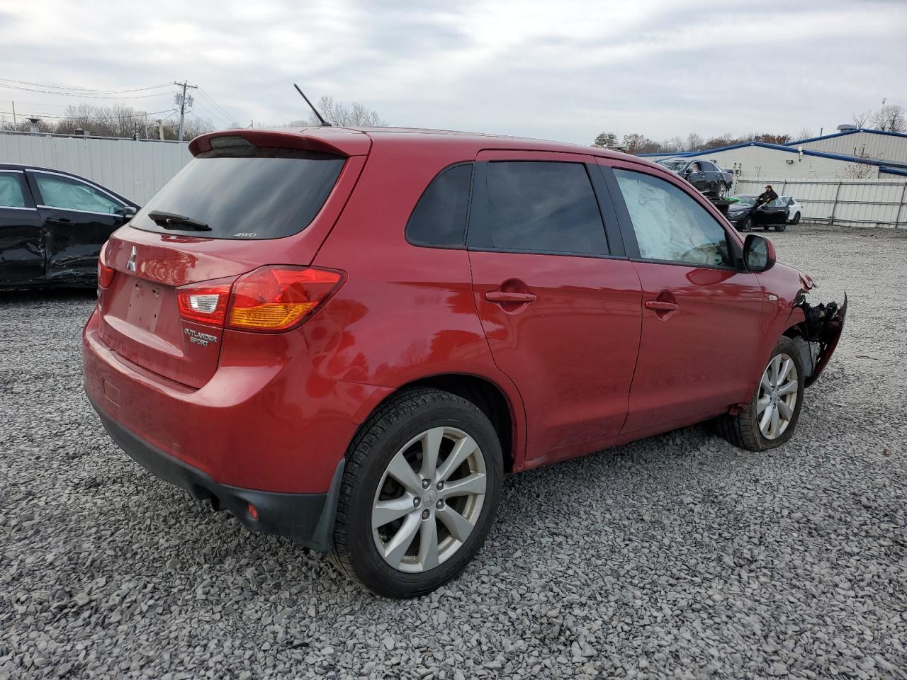 Image 3 of 2014 MITSUBISHI OUTLANDER SPORT ES 2014 with VIN 4A4AR3AU4EE033230