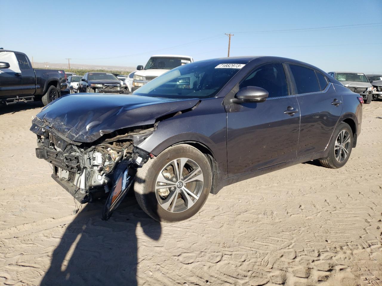Image 1 of 2020 NISSAN SENTRA SV 2020 with VIN 3N1AB8CV4LY232750