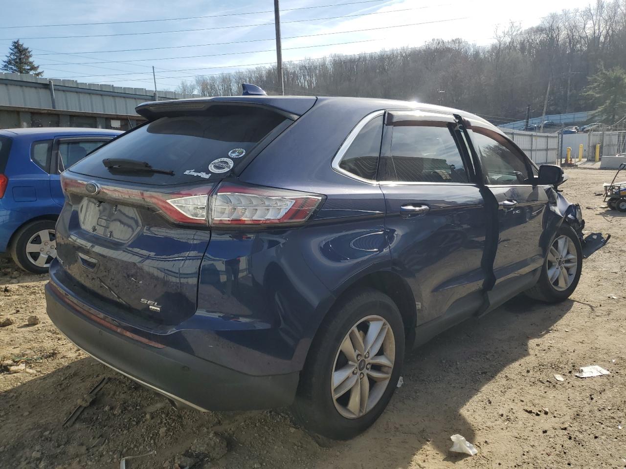 Image 3 of 2016 FORD EDGE SEL 2016 with VIN 2FMPK4J80GBC35507