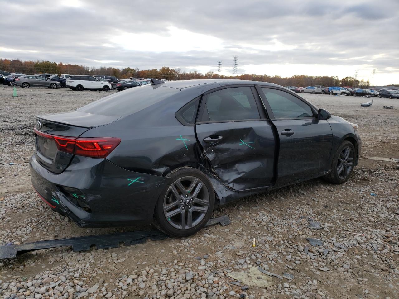 Image 3 of 2021 KIA FORTE GT LINE 2021 with VIN 3KPF34AD5ME382484
