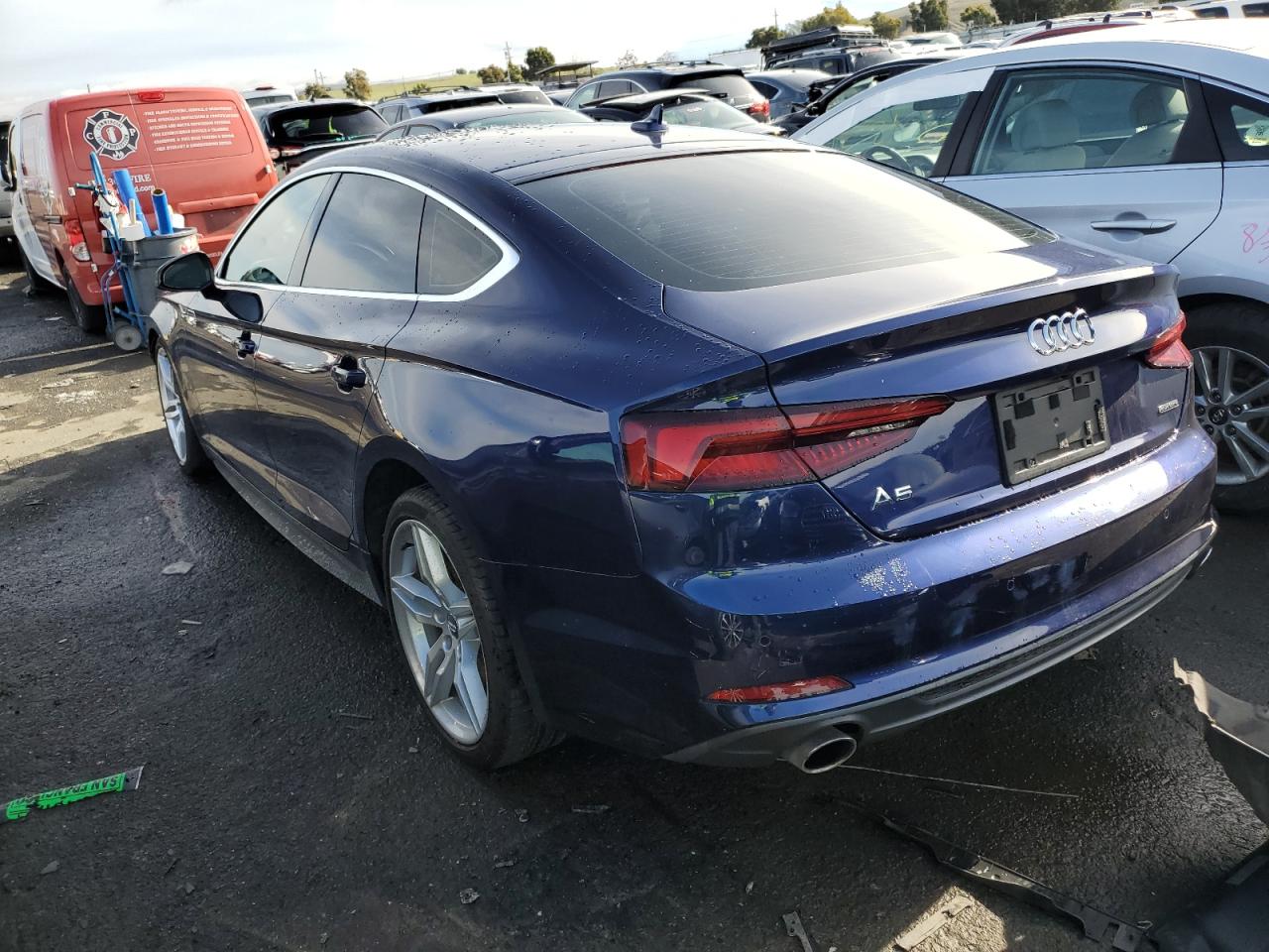 Obraz 2 z 2019 AUDI A5 PREMIUM PLUS S-LINE 2019 z VIN WAUENCF57KA039951