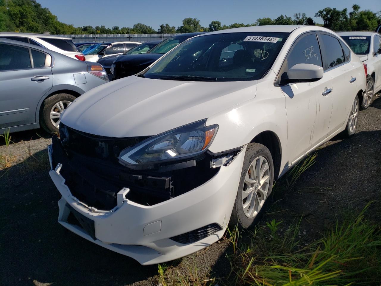 Image 2 of 2019 NISSAN SENTRA S 2019 with VIN 3N1AB7APXKY282601