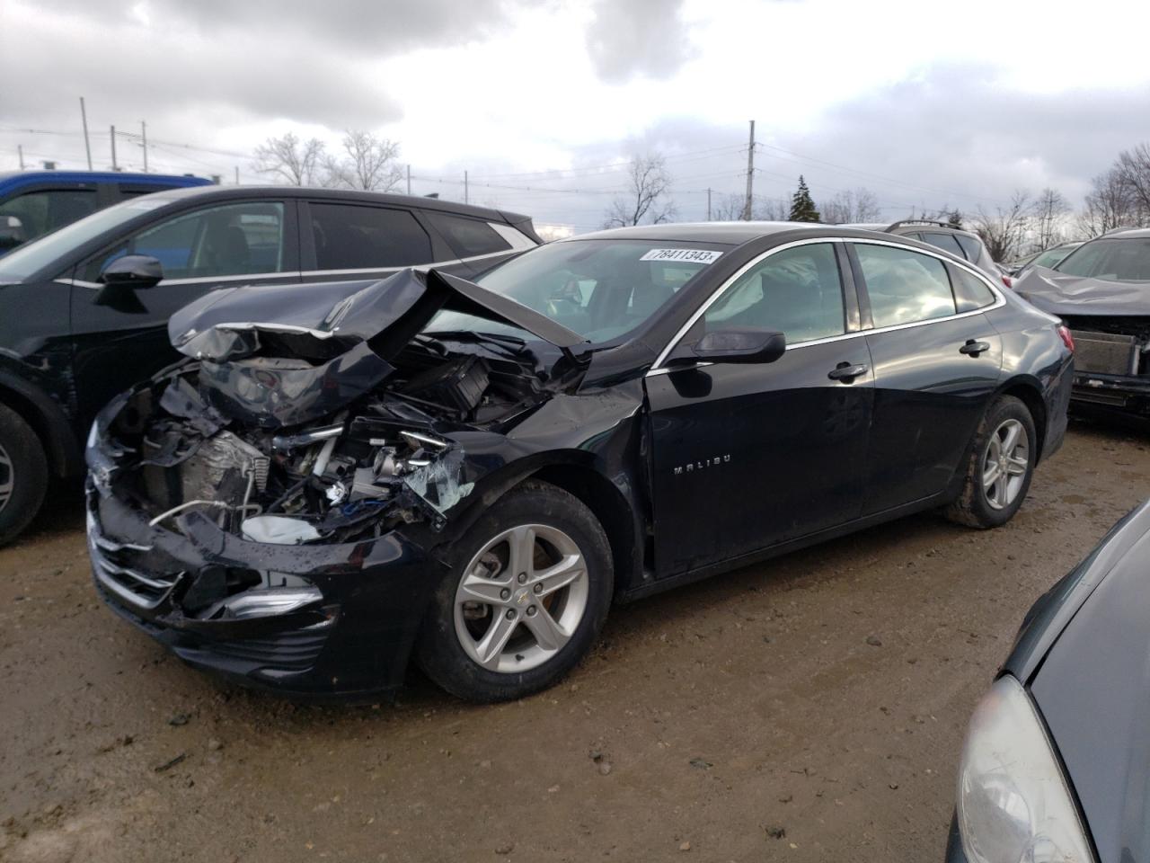 Image 1 of 2021 CHEVROLET MALIBU LS 2021 with VIN 1G1ZB5ST5MF076248