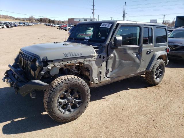 Image 1 of 2021 JEEP WRANGLER UNLIMITED SPORT 2021 with VIN 1C4HJXDN9MW579765