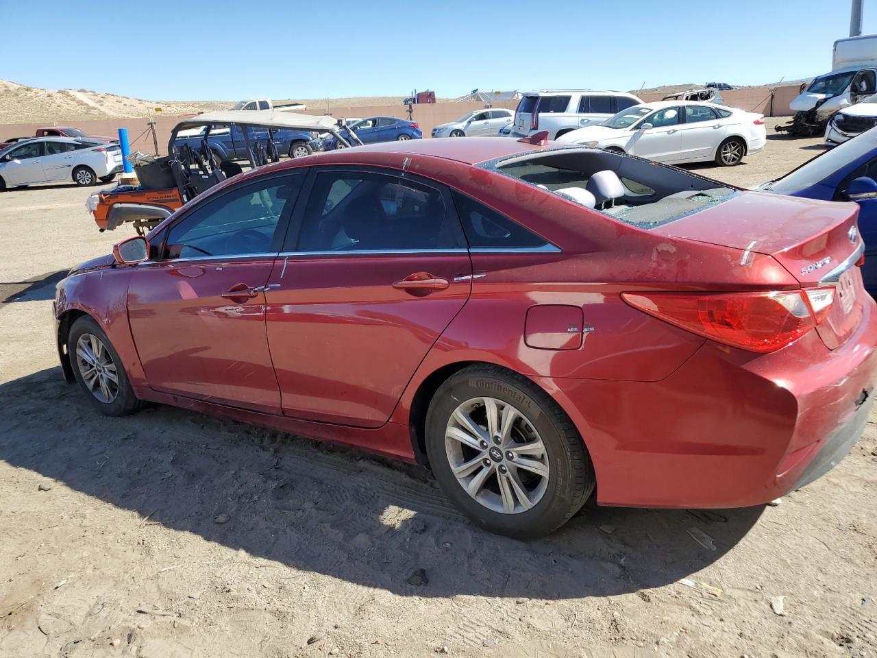 Image 2 of 2014 HYUNDAI SONATA GLS 2014 with VIN 5NPEB4AC0EH851189