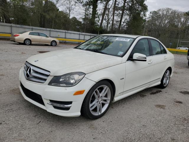 Image 1 of 2012 MERCEDES-BENZ C 250 2012 with VIN WDDGF4HB8CA633604