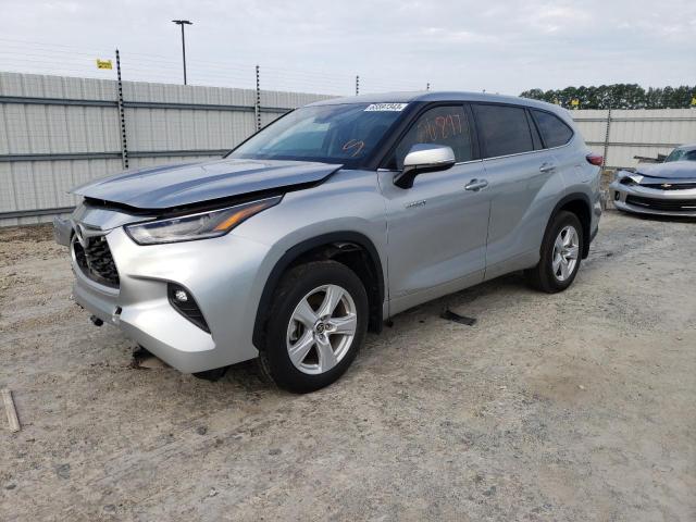 Image 1 of 2021 TOYOTA HIGHLANDER HYBRID LE 2021 with VIN 5TDBBRCH3MS058552