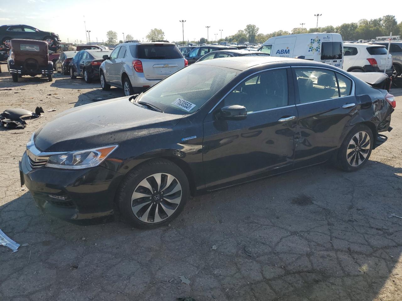 Image 1 of 2017 HONDA ACCORD HYBRID EXL 2017 with VIN JHMCR6F51HC028195