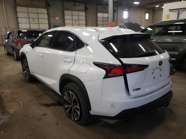 Image 3 of 2021 LEXUS NX 300 BASE 2021 with VIN JTJSARDZ1M5020153
