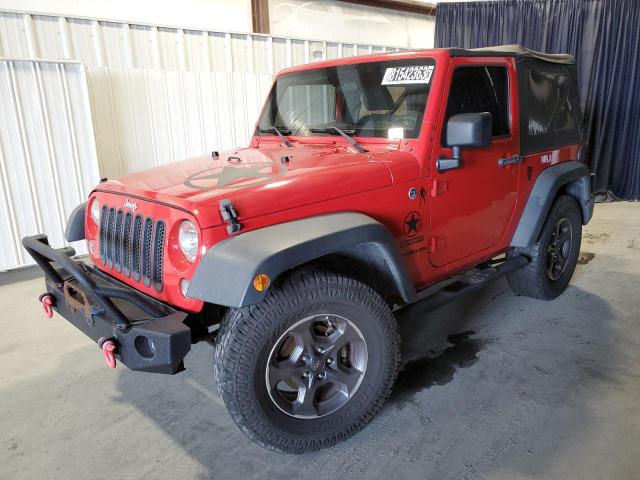 Image 1 of 2015 JEEP WRANGLER SPORT 2015 with VIN 1C4AJWAGXFL608454