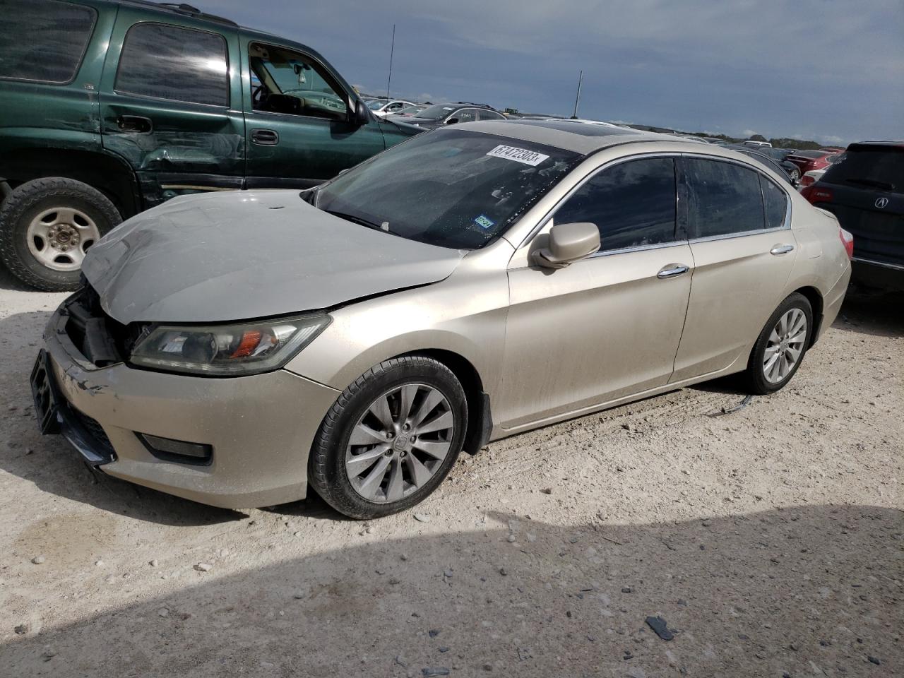 Image 1 of 2014 HONDA ACCORD EXL 2014 with VIN 1HGCR3F85EA035847