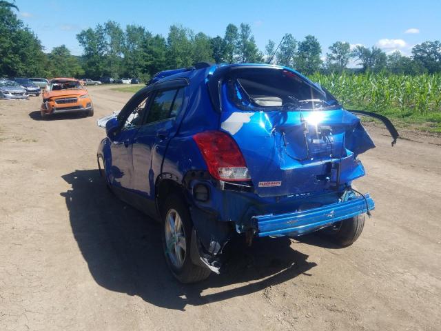 Image 2 of 2015 CHEVROLET TRAX 1LT 2015 with VIN KL7CJRSB1FB102933