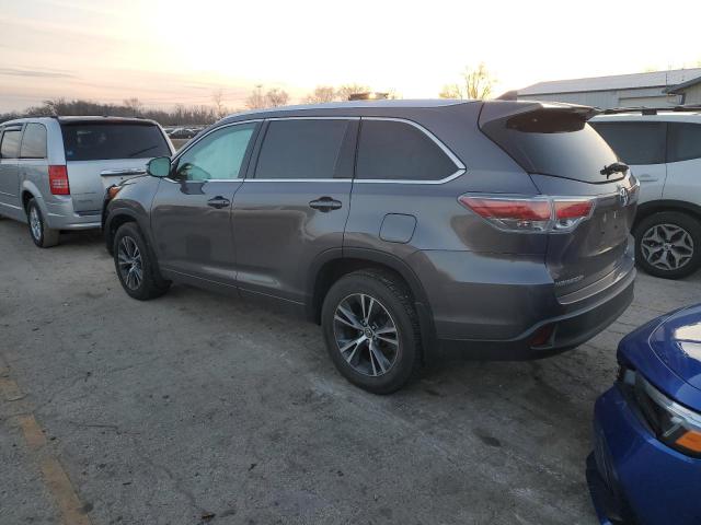Image 2 of 2016 TOYOTA HIGHLANDER XLE 2016 with VIN 5TDJKRFH2GS348650
