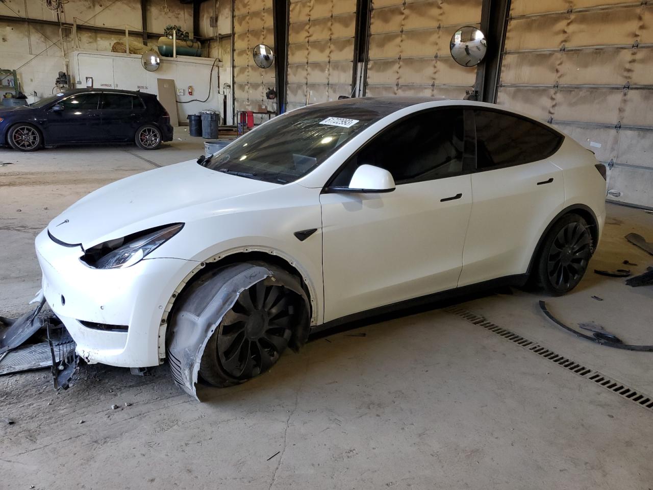 Image 1 of 2020 TESLA MODEL Y  2020 with VIN 5YJYGDEF1LF038510