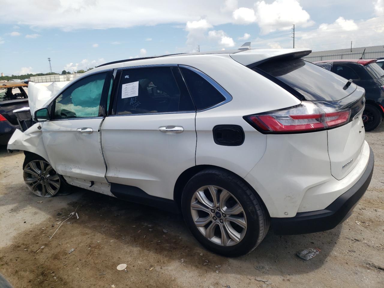 Image 2 of 2020 FORD EDGE TITANIUM 2020 with VIN 2FMPK3K91LBA03347