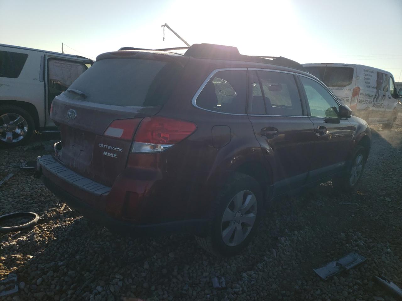 Image 3 of 2012 SUBARU OUTBACK 2.5I PREMIUM 2012 with VIN 4S4BRBCC8C3226673