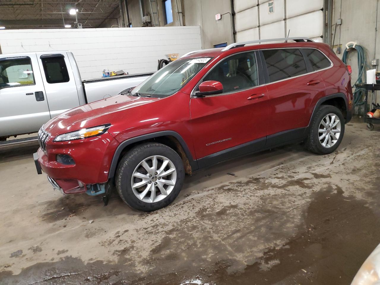 Image 1 of 2015 JEEP CHEROKEE LIMITED 2015 with VIN 1C4PJMDS9FW633830