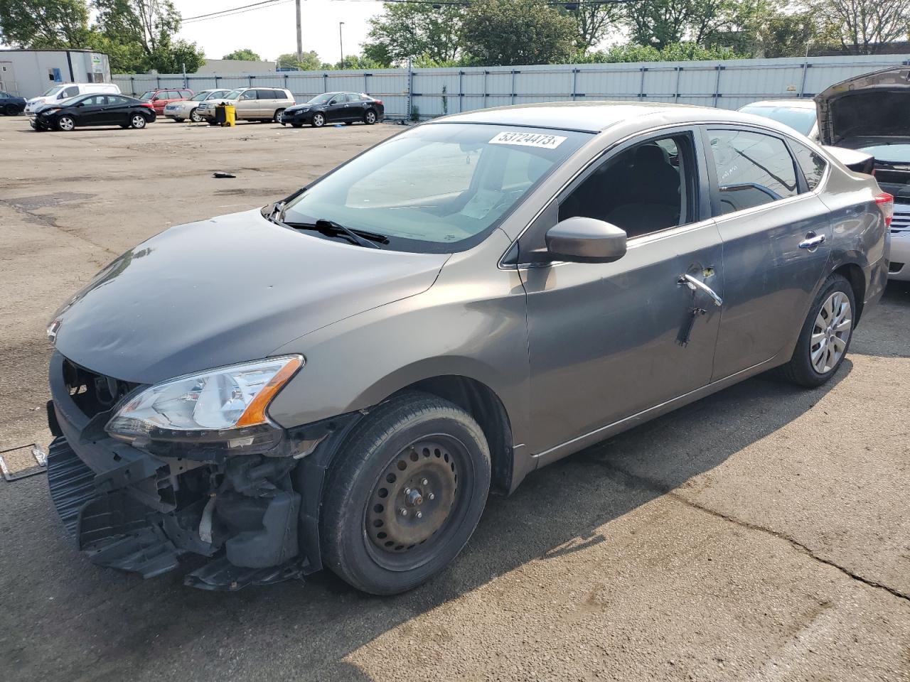 Изображение 1 2015 NISSAN SENTRA S 2015 с VIN 3N1AB7AP9FL637194