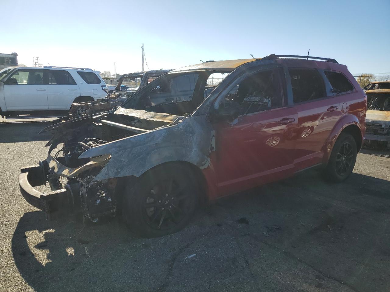 Image 1 of 2020 DODGE JOURNEY SE 2020 with VIN 3C4PDCAB9LT202248
