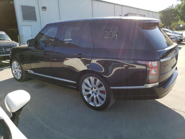 Image 2 of 2016 LAND ROVER RANGE ROVER SUPERCHARGED 2016 with VIN SALGS2EF8GA278630