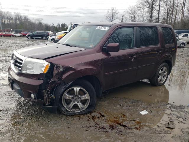 Image 1 of 2014 HONDA PILOT EXL 2014 with VIN 5FNYF4H50EB045490