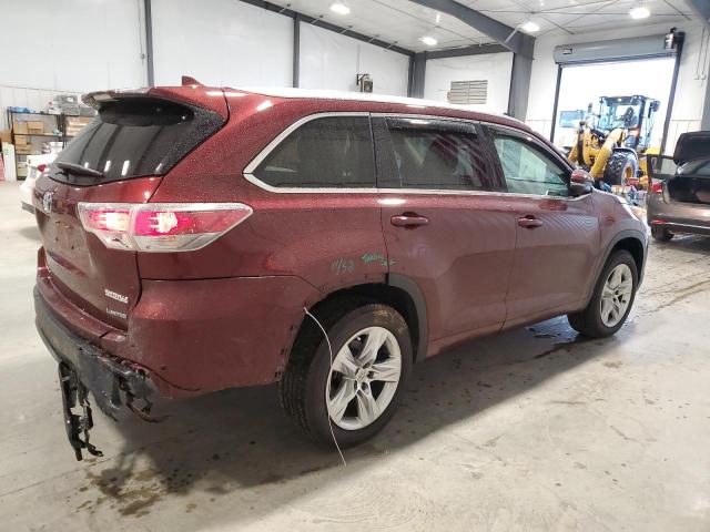 Изображение 3 2015 TOYOTA HIGHLANDER LIMITED 2015 с VIN 5TDYKRFH3FS082584