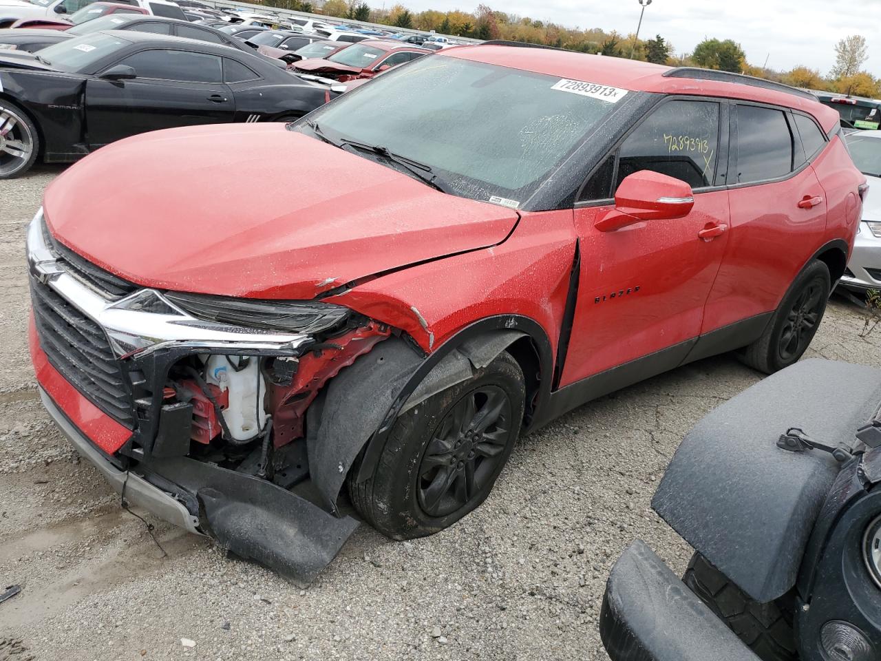 Obraz 1 z 2019 CHEVROLET BLAZER 2LT 2019 z VIN 3GNKBCRS1KS654422