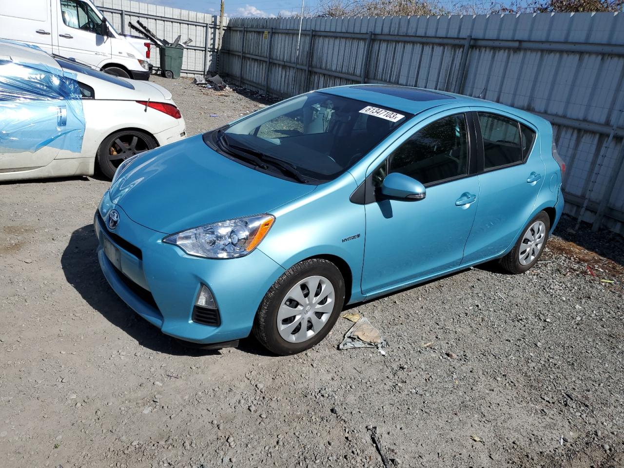 Image 1 of 2012 TOYOTA PRIUS C  2012 with VIN JTDKDTB35C1030874