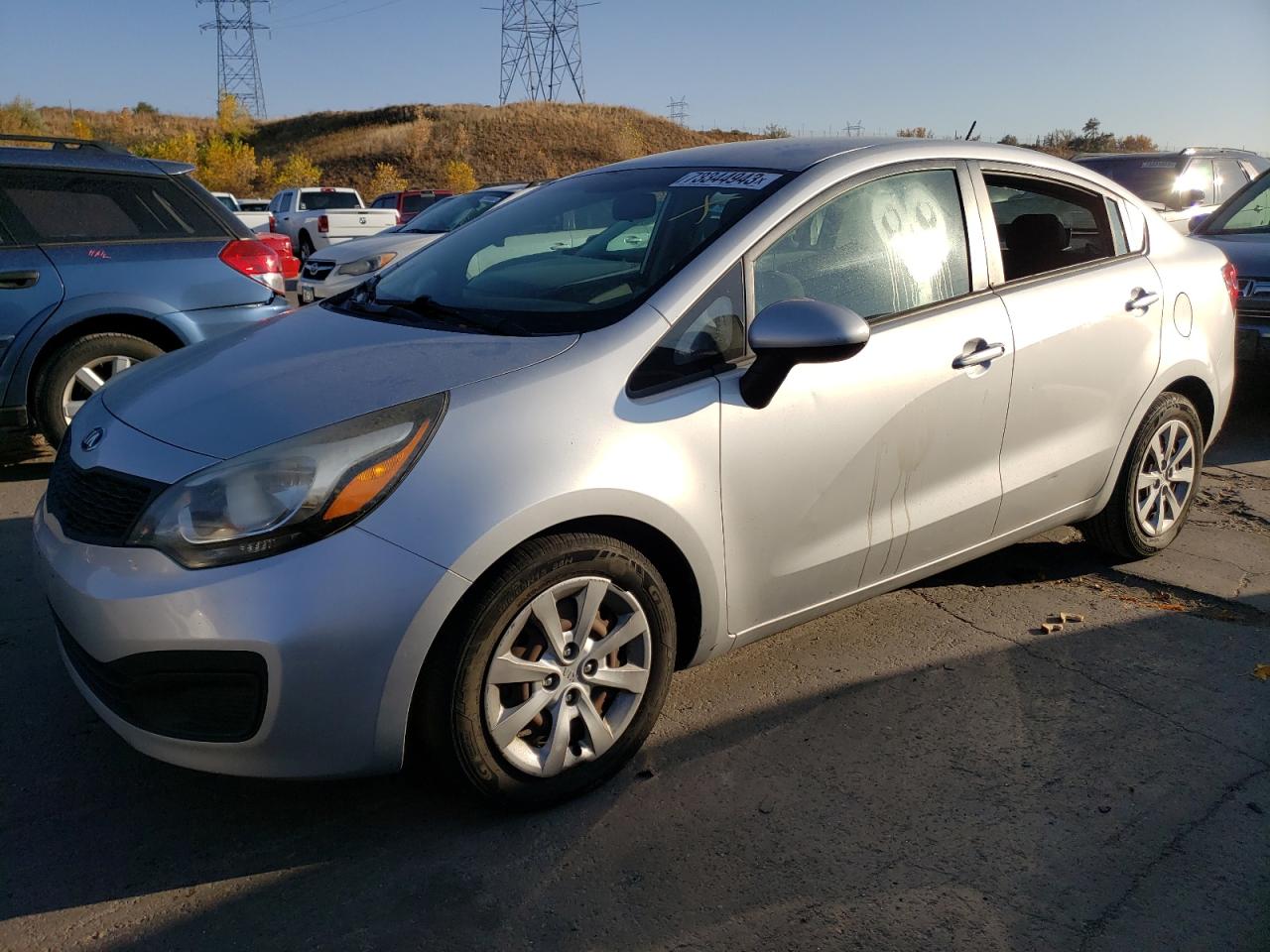 Image 1 of Kia Rio Lx 2014 with VIN KNADM4A35E6363904