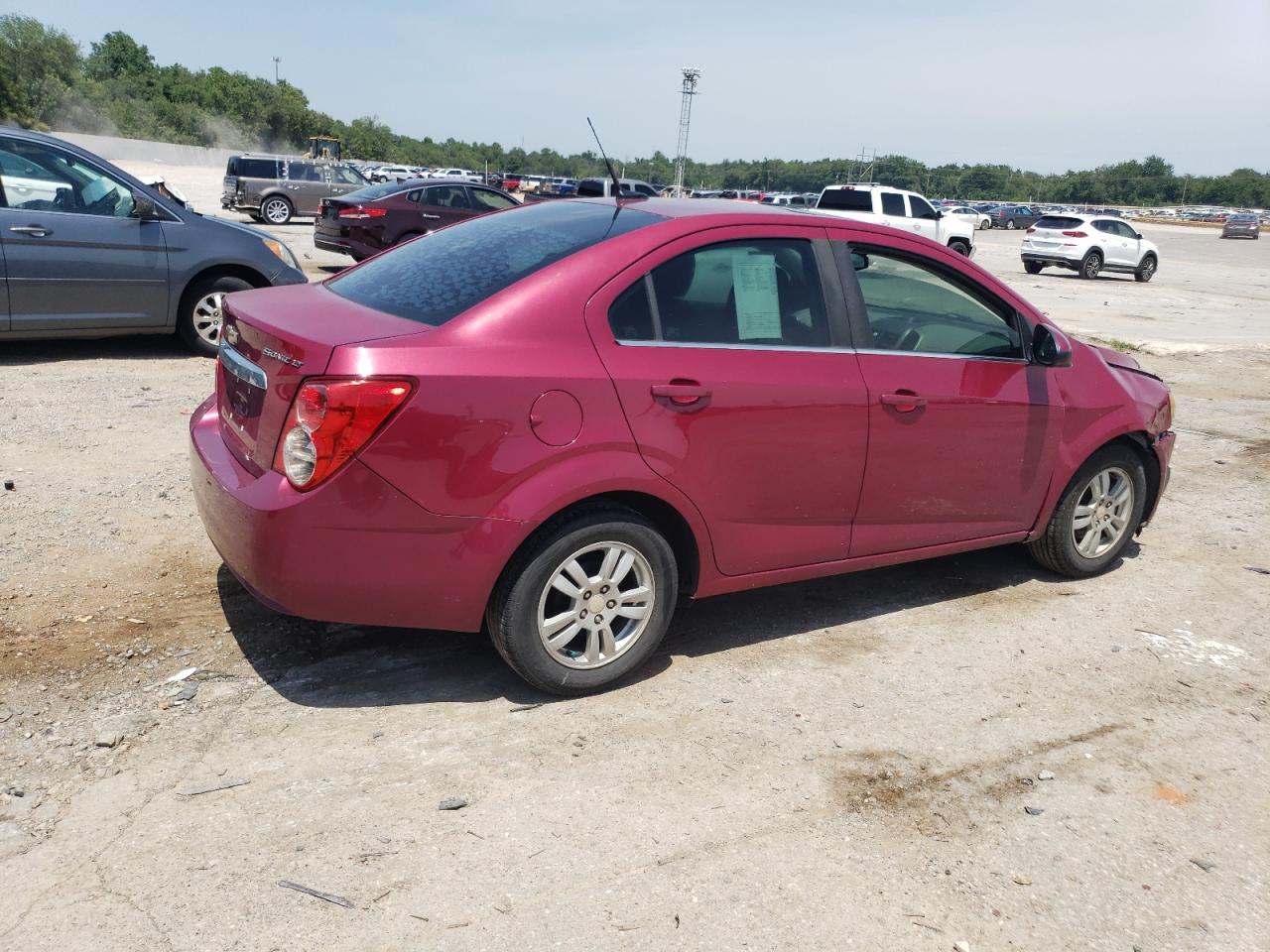 Image 3 of 2014 CHEVROLET SONIC LT 2014 with VIN 1G1JC5SH2E4110147