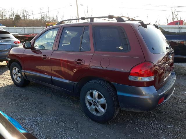 Image 2 of 2005 HYUNDAI SANTA FE GLS 2005 with VIN KM8SC13D15U890623