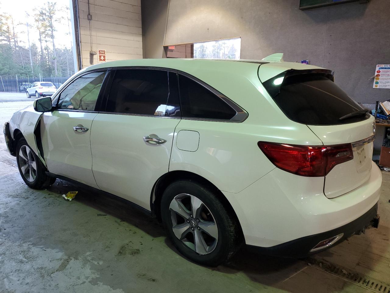 Image 2 of 2015 ACURA MDX  2015 with VIN 5FRYD4H28FB014807