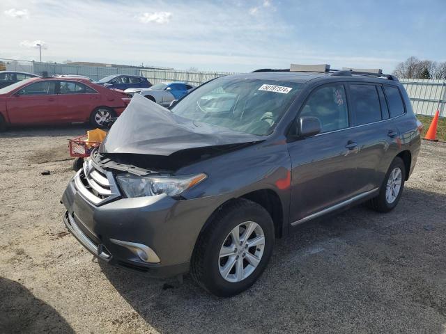 Image 1 of 2012 TOYOTA HIGHLANDER BASE 2012 with VIN 5TDBK3EH6CS137805