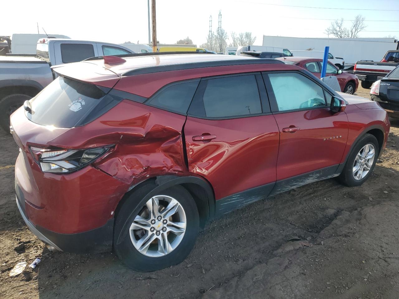 Изображение 3 2021 CHEVROLET BLAZER 2LT 2021 с VIN 3GNKBCRSXMS556072