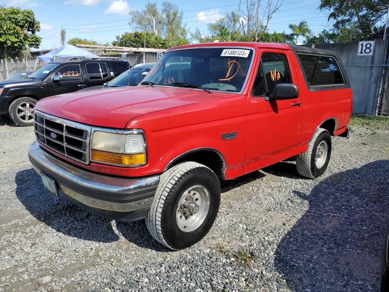 Image 1 of 1992 FORD BRONCO U100 1992 with VIN 1FMEU15N2NLB02051