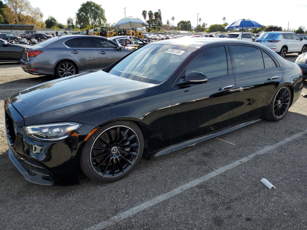 Image 1 of 2023 MERCEDES-BENZ S 500 4MATIC 2023 with VIN W1K6G6DB3PA167239