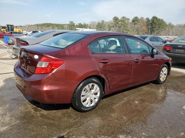 Image 3 of 2012 HONDA CIVIC LX 2012 with VIN 19XFB2F5XCE327181