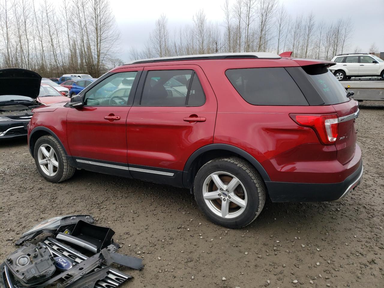 Изображение 2 2016 FORD EXPLORER XLT 2016 с VIN 1FM5K8D83GGC48206