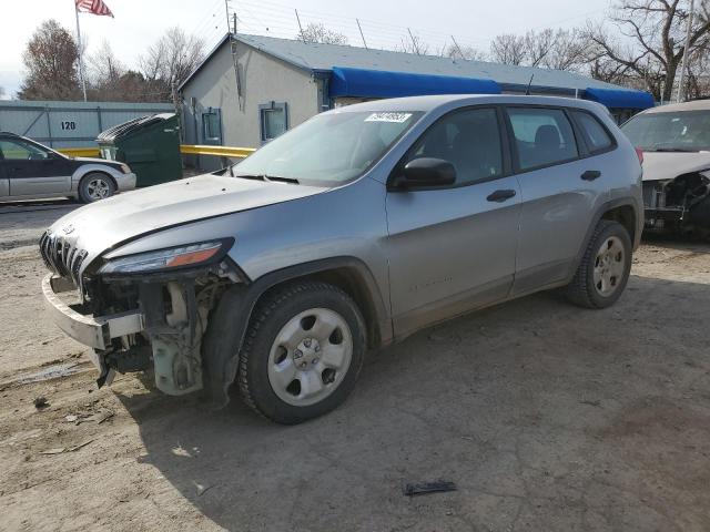 Image 1 of 2015 JEEP CHEROKEE SPORT 2015 with VIN 1C4PJLABXFW723079